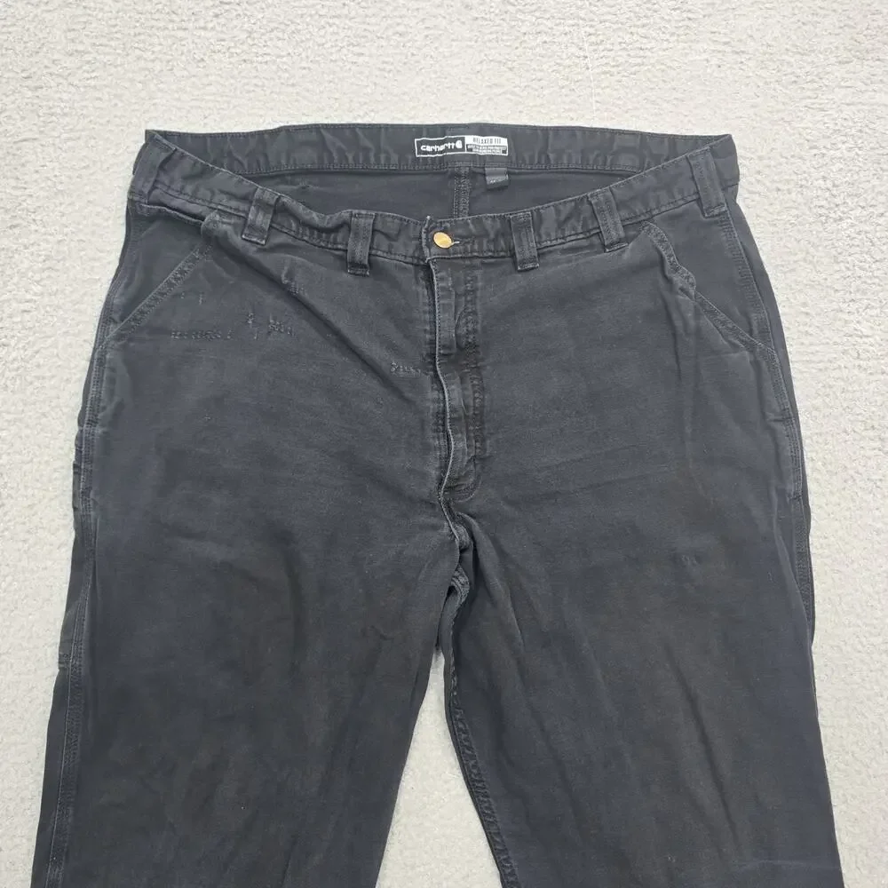 Carhartt Rugged Flex Rigby Dungarees Work Pants Mens 43X32 Fit 44x32 Tag